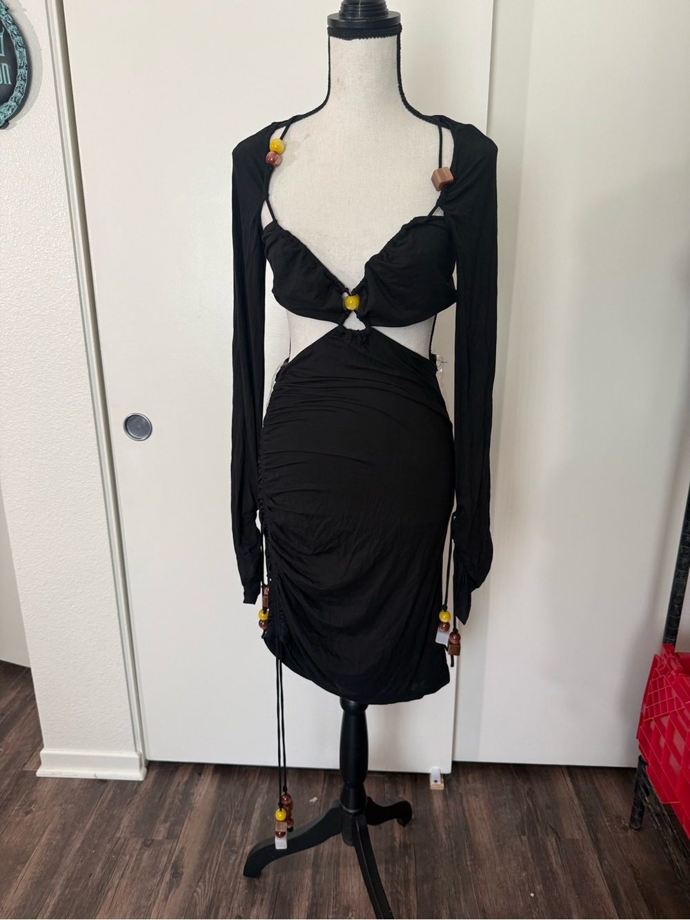 Nikola Mini Dress in Black by L’Academie🖤